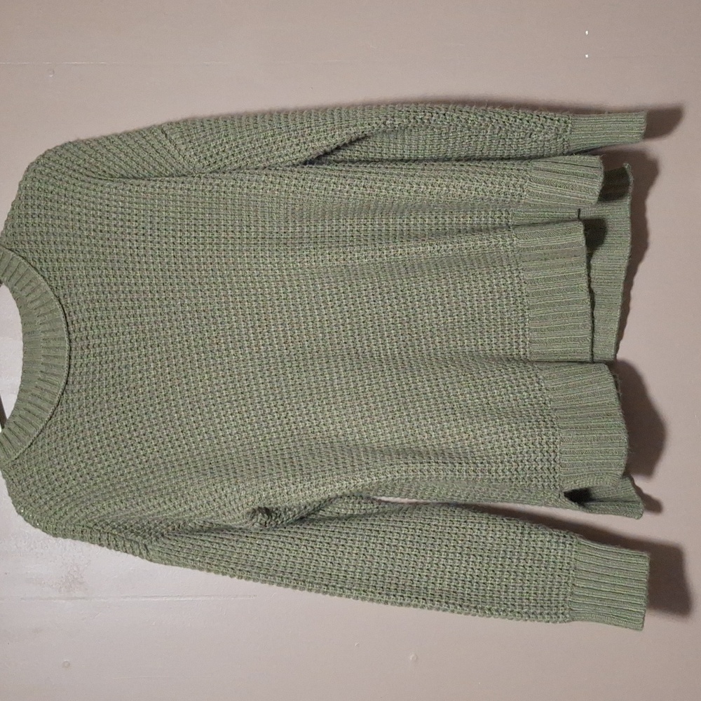Dark green sweater